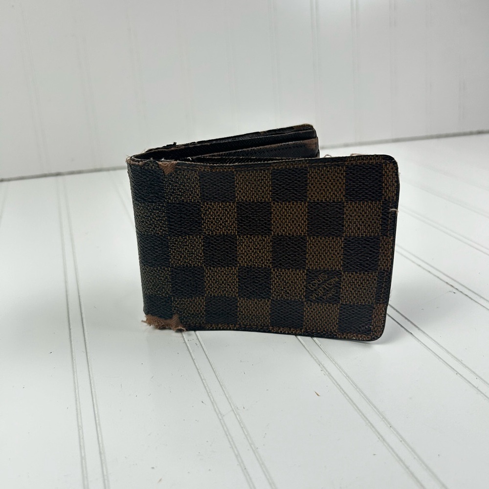Louis Vuitton Damier Ebene Multiple Pocket Wallet Unisex - Picture 13 of 15